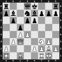 1957 Clare Benedict Cup 04th – Round 4 – Szabados, Eugenio – 1/2-1/2 – Leinweber Thaddaeus – G24