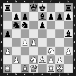 1957 Clare Benedict Cup 04th – Round 5 – Paoli, Enrico – 1/2-1/2 – Sansas – G34