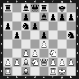 1957 Clare Benedict Cup 04th – Round 5 – Leinweber Thaddaeus – 1/2-1/2 – Niephaus, Walter – G36