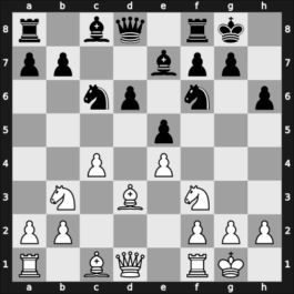 1957 DDR Ch 08th – Round 1 – Malich, Burkhard, Dr. – 1/2-1/2 – Franz, Joachim – G1