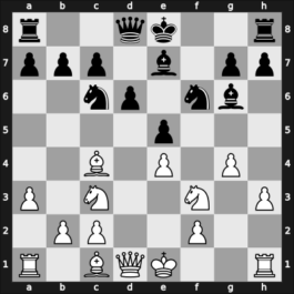 1957 DDR Ch 08th – Round 1 – Braun, Gottfried, Dr. – 1-0 – Starck, Bodo – G4