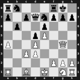 1957 DDR Ch 08th – Round 1 – Handel, Horst – 1/2-1/2 – Golz, Werner – G5
