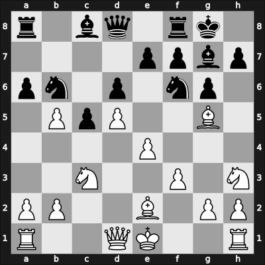 1957 DDR Ch 08th – Round 3 – Mannsfeld, Peter – 0-1 – Golz, Werner – G16