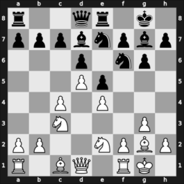 1957 DDR Ch 08th – Round 4 – Fuchs, Reinhart – 1/2-1/2 – Breustedt, Werner – G22
