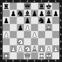 1957 DDR Ch 08th – Round 6 – Raetsch, Heinz – 1-0 – Malich, Burkhard, Dr. – G36