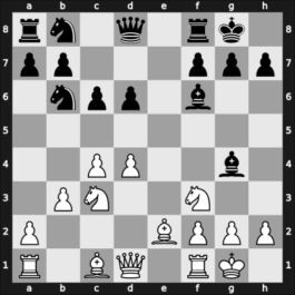 1957 DDR Ch 08th – Round 9 – Hartmann, Klaus – 1-0 – Starck, Bodo – G61