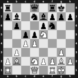 1957 Soemmerda (DDR Ch 08th) – Round 9 – Malich, Burkhard, Dr. – 1/2-1/2 – Bertholdt, Dieter – G63