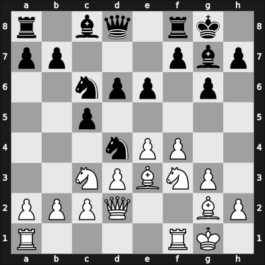 1957 DDR Ch 08th – Round 11 – Handel, Horst – 1/2-1/2 – Kallas, Hans Joachim – G74