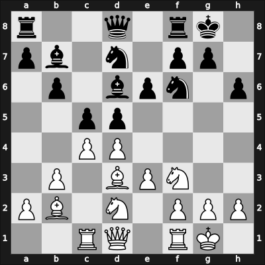 1957 DDR Ch 08th – Round 12 – Malich, Burkhard, Dr. – 1-0 – Handel, Horst – G77
