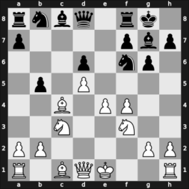 1957 DDR Ch 08th – Round 14 – Bertholdt, Dieter – 1/2-1/2 – Breustedt, Werner – G87