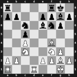1957 DDR Ch 08th – Round 15 – Franz, Joachim – 1-0 – Pakulla, Rudolf – G98