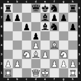 1957 DDR Ch U18 – Round 2 – Kuettner, Uwe – 1/2-1/2 – Hennings, Artur – G3