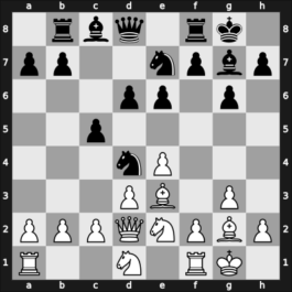 1957 DDR Ch U18 – Round 3 – Boehnisch, Manfred – 1/2-1/2 – Neukirch, Detlef – G5