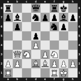 1957 Dallas – Round 1 – Kjaer Larsen, Maximillian C – 1/2-1/2 – Aczel Szabo, Janos – G4