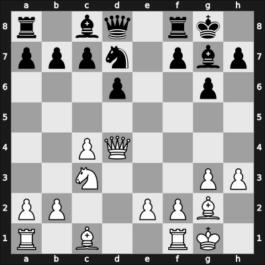 1957 Dallas – Round 1 – Olafsson, Fridrik – 1/2-1/2 – Szabo, Ladislav – G16
