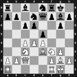 1957 Danmarksmesterskabet – Round 3 – Nielsen, Axel – 1-0 – Kupferstich, Moises – G10