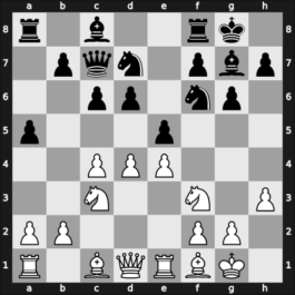 1957 Danmarksmesterskabet – Round 6 – Blom, Kaj – 1-0 – Hage, Poul – G23