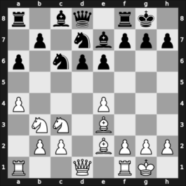 1957 Danmarksmesterskabet – Round 7 – Nielsen, Axel – 0-1 – Blom, Kaj – G27