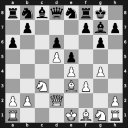 1957 Dublin zt – Round 2 – Pachman, Ludek – 1-0 – Gligorić, Svetozar – G10