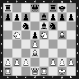1957 Dublin zt – Round 10 – Gligorić, Svetozar – 1-0 – Alexander, Conol Hugh – G82