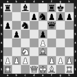 1957 Dublin zt – Round 16 – Gligorić, Svetozar – 1-0 – Benko, Pal – G128