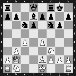 1957 EU Team Ch – Round 1 – Sefc, Jan – 0-1 – Petrosian, Tigran A. – G3