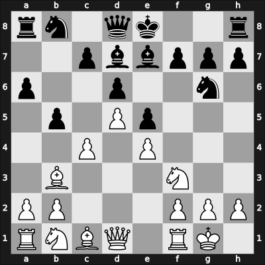 1957 EU Team Ch – Round 4 – Ivkov, Borislav – 1-0 – Pfeiffer, Gerhard – G35