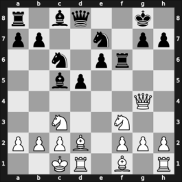 1957 EU Team Ch – Round 5 – Bronstein, David I – 1-0 – Schmid, Leo – G47