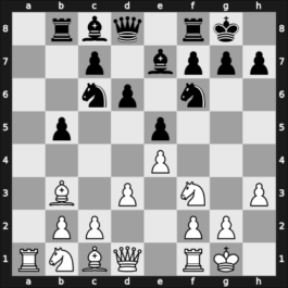 1957 FRG Ch – Round 1 – Pfeiffer, Gerhard – 1/2-1/2 – Heinrich, Wesko – G4