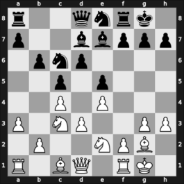 1957 FRG Ch – Round 4 – Darga, Klaus – 1/2-1/2 – Rellstab, Ludwig – G6