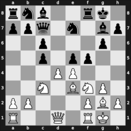 1957 FRG Ch – Round 9 – Darga, Klaus – 1/2-1/2 – Scheipl, Ralf – G14