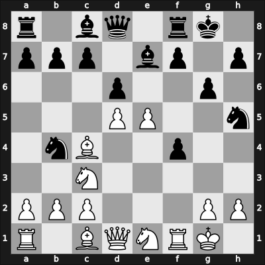 1957 FRG Ch Bad Neuenahr – Round 4 – Scheipl, Ralf – 1/2-1/2 – Unzicker, Wolfgang – G12