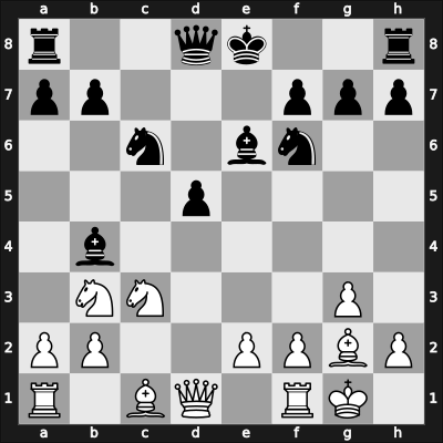 1957 FRG Ch Bad Neuenahr – Round 6 – Darga, Klaus – 1/2-1/2 – Eisinger, Max Jr – G18