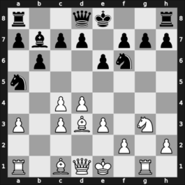 1957 FRG Ch Bad Neuenahr – Round 7 – Hodakowsky, Georg – 0-1 – Lehmann, Heinz – G22