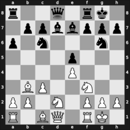 1957 FRG Ch Bad Neuenahr – Round 7 – Behle, Karl-Willi – 1/2-1/2 – Pfeiffer, Gerhard – G23