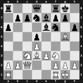 1957 FRG Ch Bad Neuenahr – Round 13 – Darga, Klaus – 1/2-1/2 – Pfeiffer, Gerhard – G37