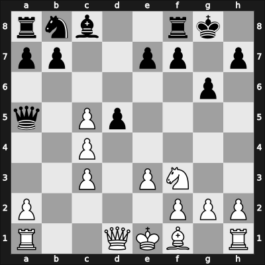 1957 FRG Ch Bad Neuenahr – Round 15 – Rellstab, Ludwig Sr – 1/2-1/2 – Lehmann, Heinz – G44