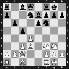 1957 FRG Ch U20 – Round 5 – Nonnenmacher, Eberhard, Dr. – 1-0 – Pfleger, Helmut, Dr. – G6