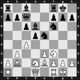1957 FRG Ch U20 – Round 7 – Biebinger, Gerhard – 1-0 – Pfleger, Helmut, Dr. – G8