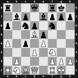 1957 FRG Ch U20 – Round 11 – Gstettenbauer, Harry – 0-1 – Pfleger, Helmut, Dr. – G12