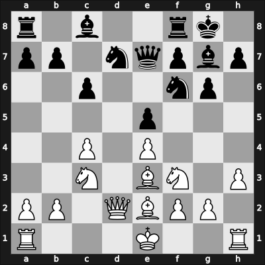 1957 GBR Ch 44th – Round 1.5 – Abrahams, Gerald – 1-0 – Beaty, Adam – G5