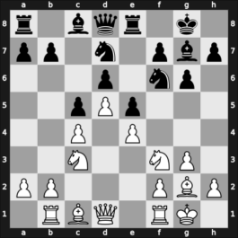 1957 GBR Ch 44th – Round 4.7 – Cafferty, Bernard – 1/2-1/2 – Gibbs, Peter Campbell – G18