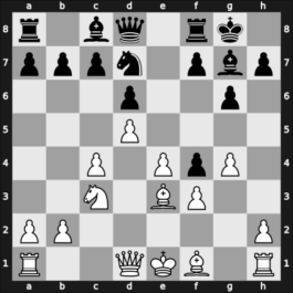 1957 Gotha – Round 1 – Pachman, Ludek – 1-0 – Uhlmann, Wolfgang – G7