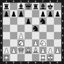 1957 Gotha – Round 1 – Golz, Eloise – 1/2-1/2 – Pachman, Ludek – G3