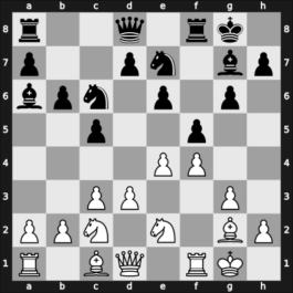 1957 Gotha – Round 1 – Robatsch, Karl – 1/2-1/2 – Pachman, Ludek – G5