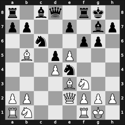 1957 Gotha – Round 1 – Bronstein, David I – 1-0 – Bilek, Istvan – G6