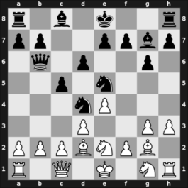 1957 Gotha – Round 8 – Pachman, Ludek – 0-1 – Bronstein, David I – G13