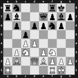 1957 Gotha – Round 13 – Bronstein, David I – 1/2-1/2 – Vasiukov, Evgeni – G16
