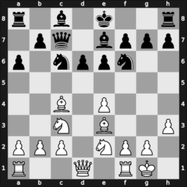1957 HUN Ch – Round ? – Honfi, Karoly – 0-1 – Benko, Pal – G9