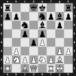 1957 HUN Ch 12th – Round ? – Papp, Laszlo – 1/2-1/2 – Benko, Pal – G15